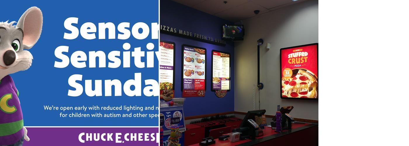 Chuck E. Cheese Menu