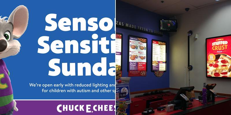 Chuck E. Cheese Menu