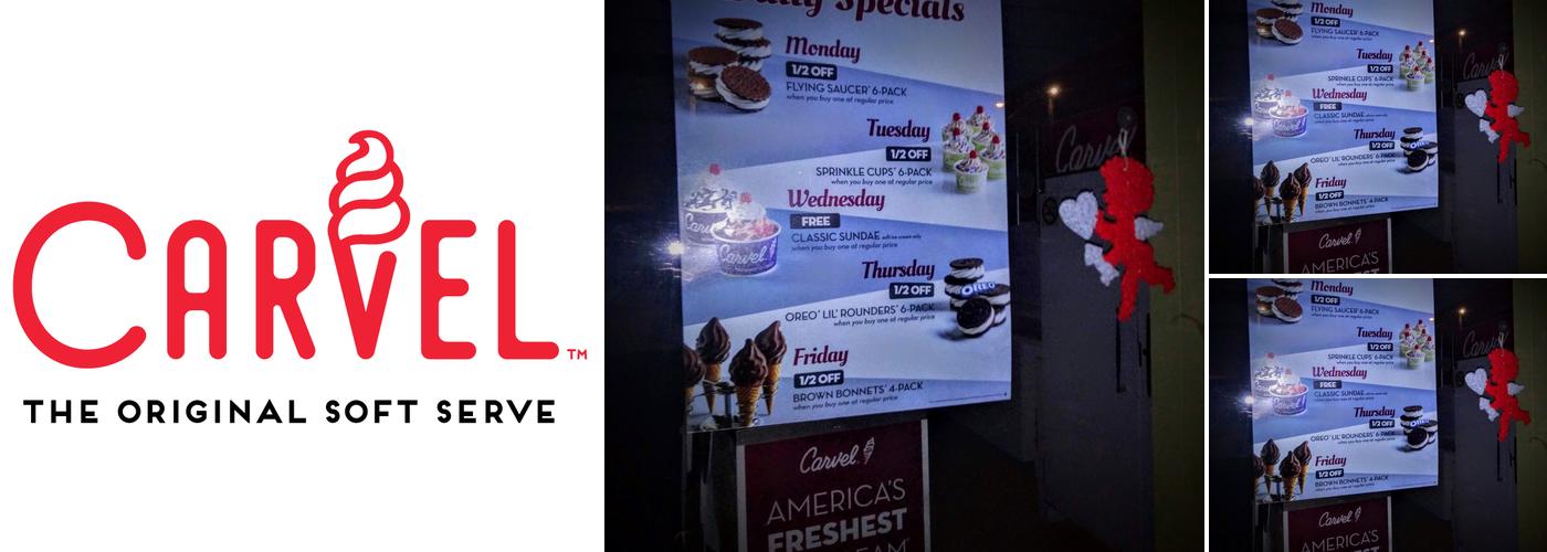 Carvel Menu