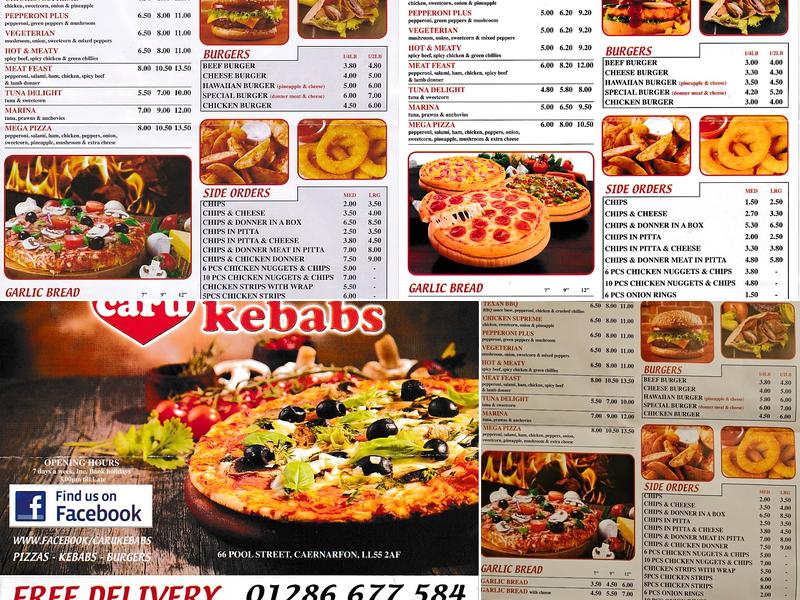 Caru Kebabs Menu