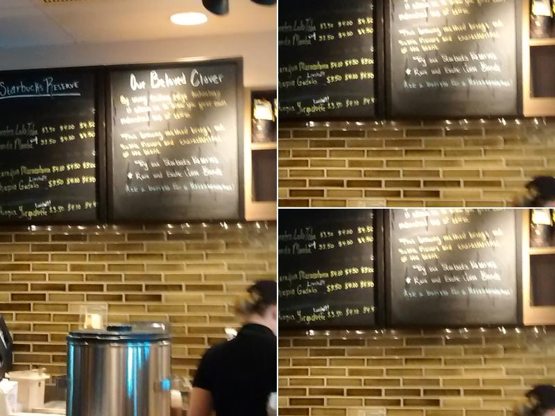 Starbucks Coffee Company Menu