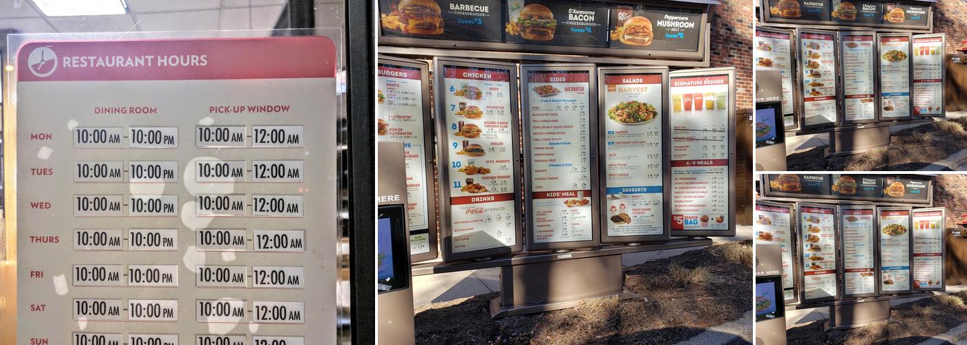 Wendy's Menu