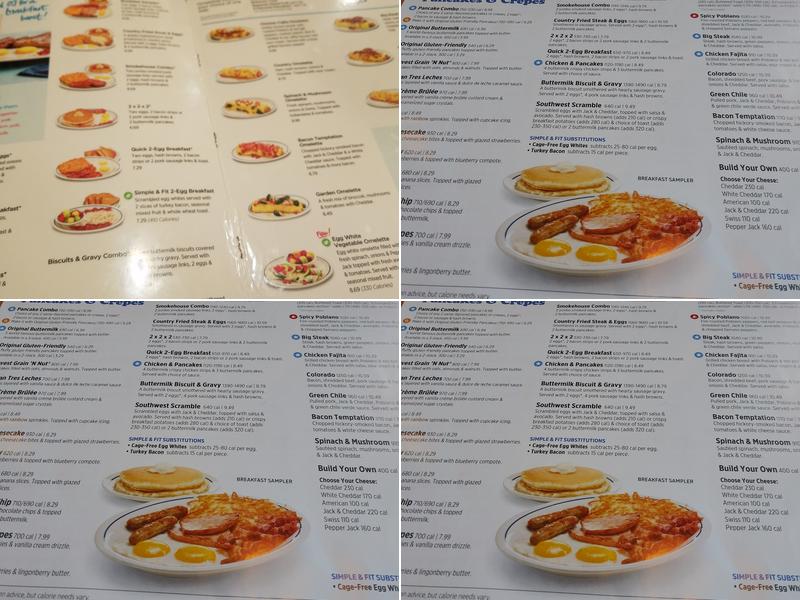 IHOP Menu