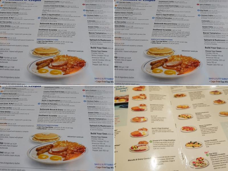 IHOP Menu