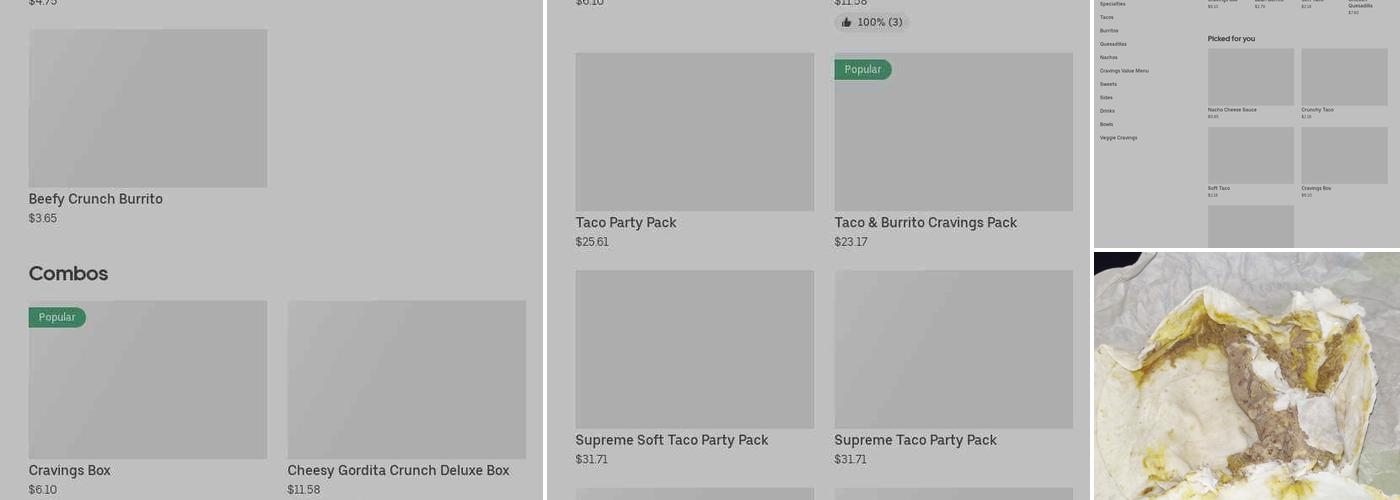 Taco Bell Menu