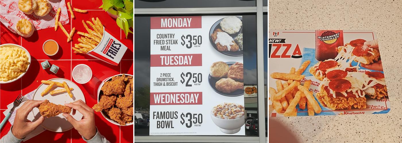 KFC Menu