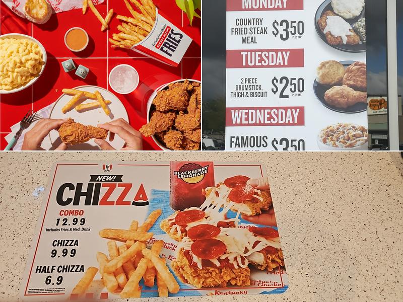 KFC Menu