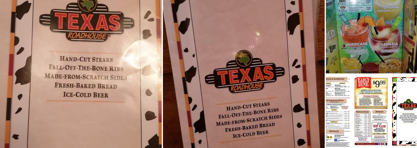 Texas Roadhouse Menu