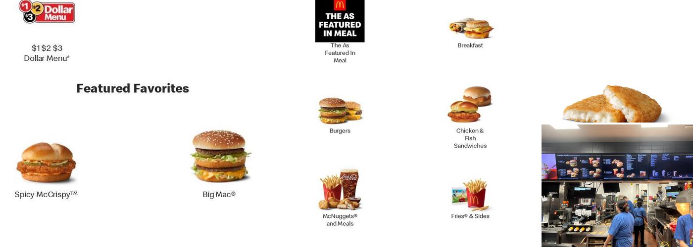 McDonald's Menu