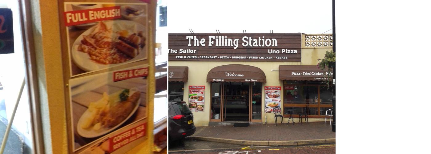 The Filling Station Menu