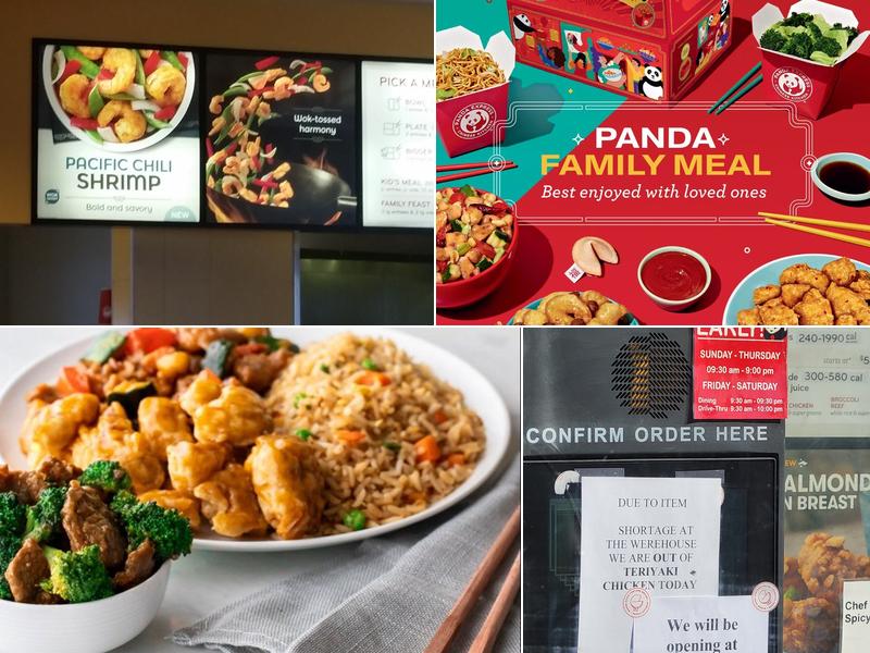 Panda Express Menu