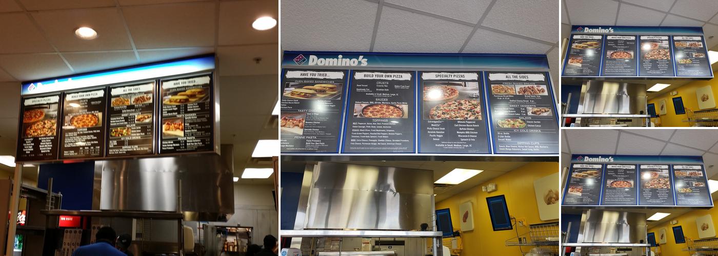 Domino's Pizza Menu