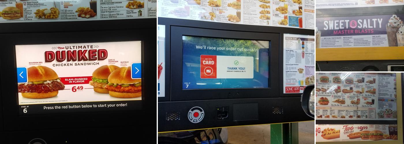 Sonic Drive-In Menu