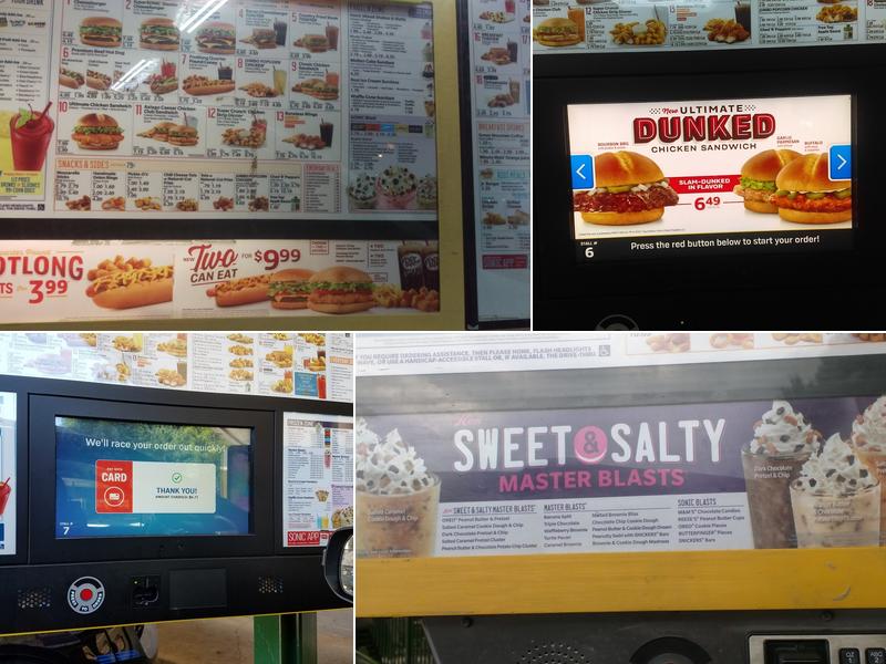 Sonic Drive-In Menu