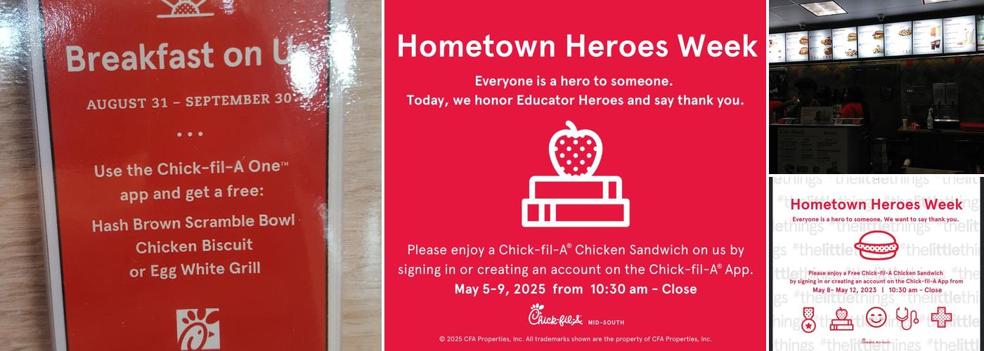 Chick-fil-A Menu