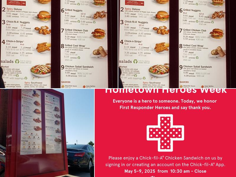 Chick-fil-A Menu