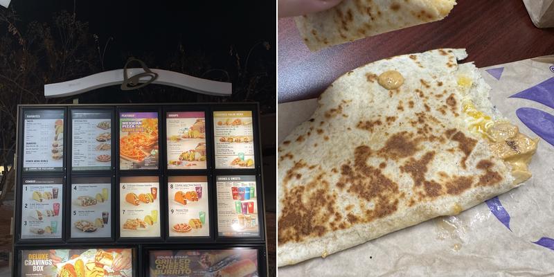 Taco Bell Menu