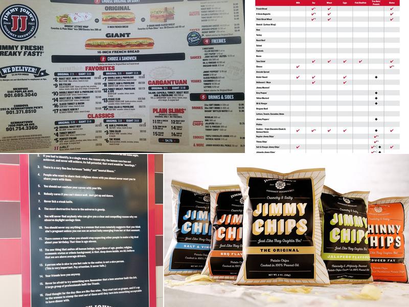 Jimmy John's Menu
