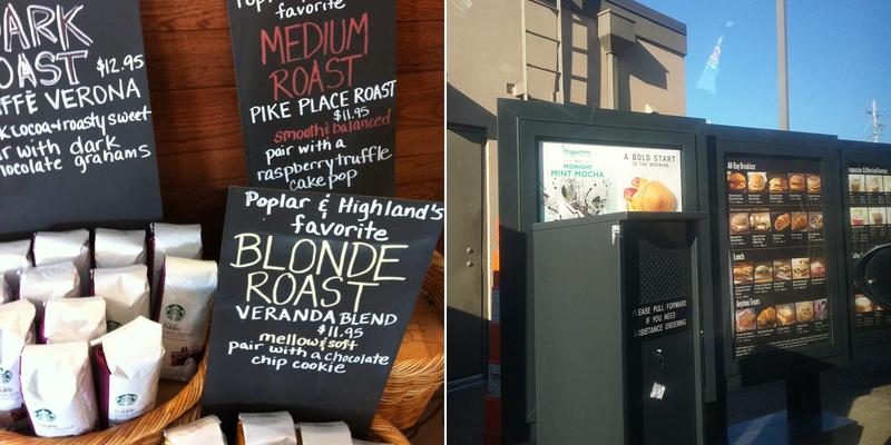 Starbucks Coffee Company Menu