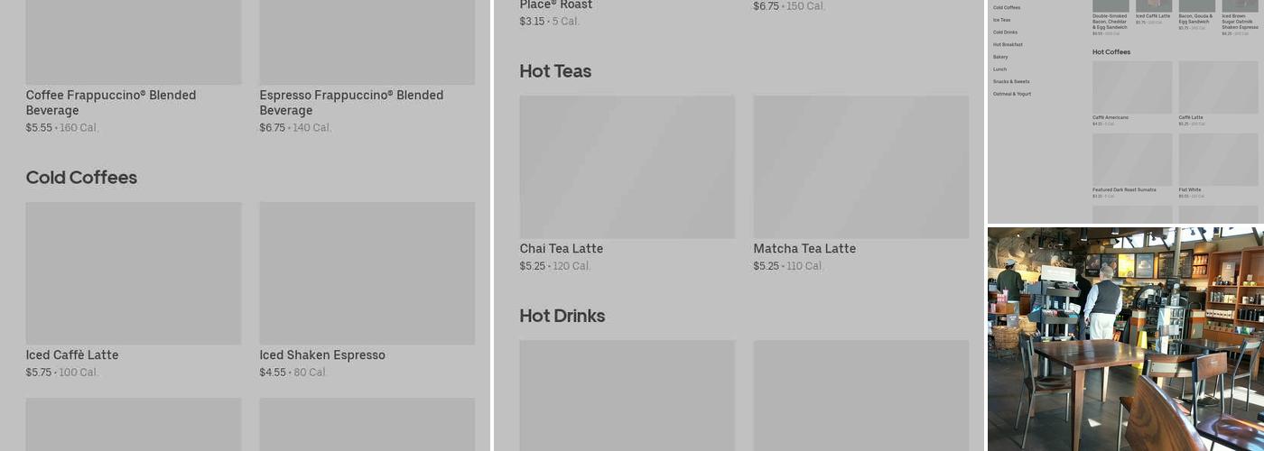 Starbucks Menu