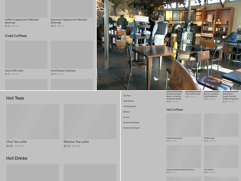 Starbucks Menu