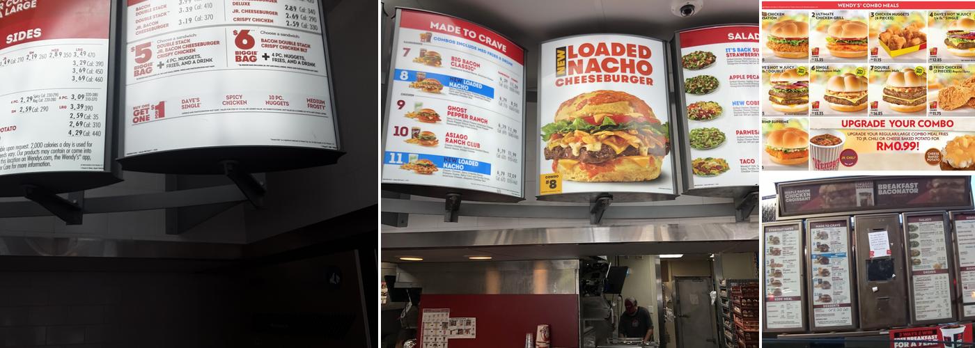 Wendy's Menu
