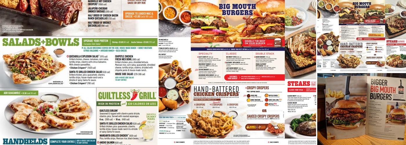 Chili's Grill & Bar Menu
