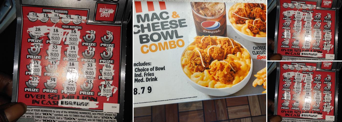 KFC Menu