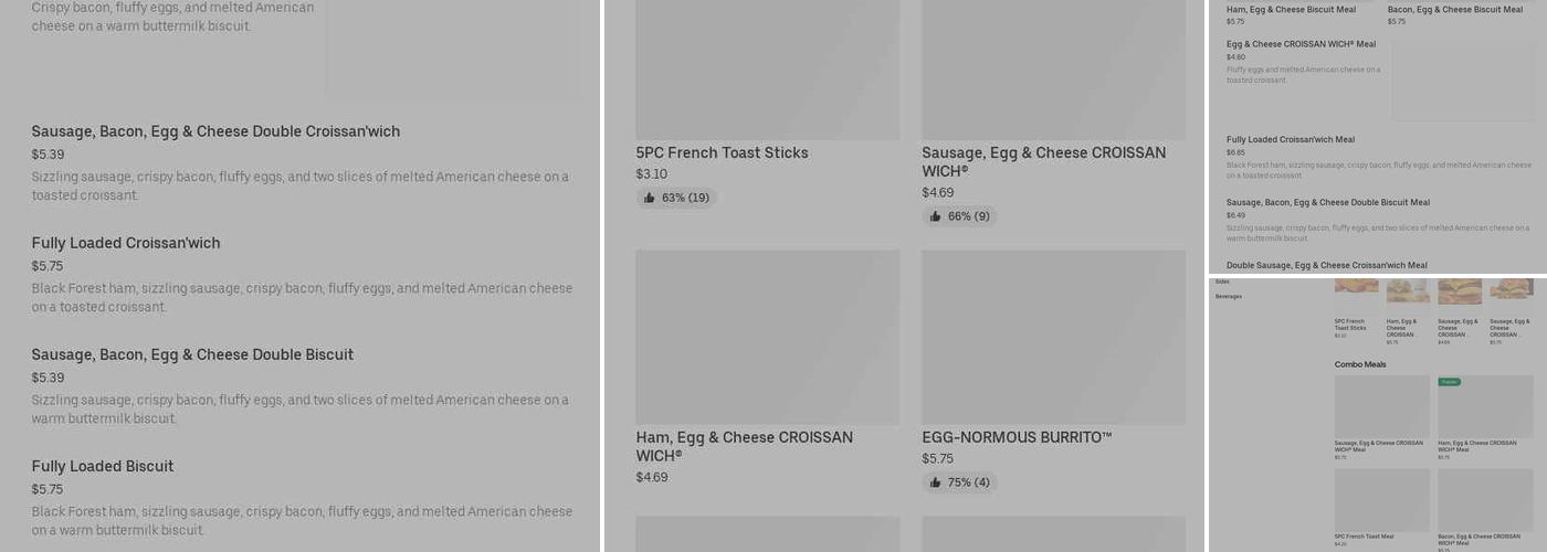 Burger King Menu