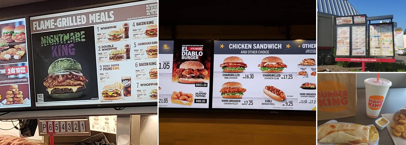 Burger King Menu