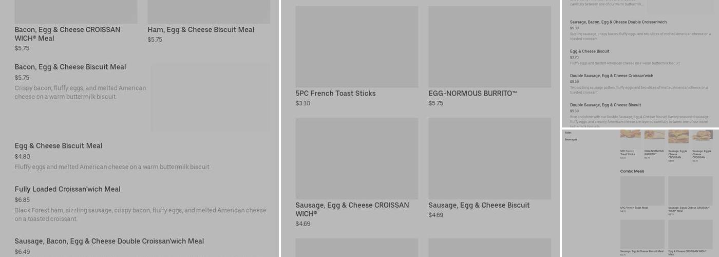 Burger King Menu