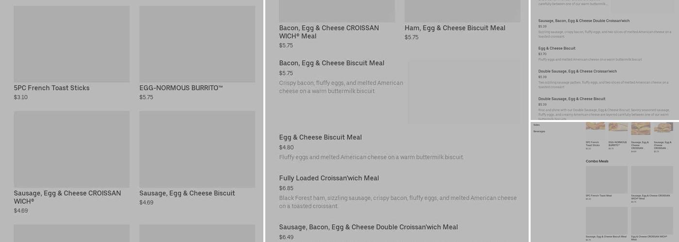 Burger King Menu
