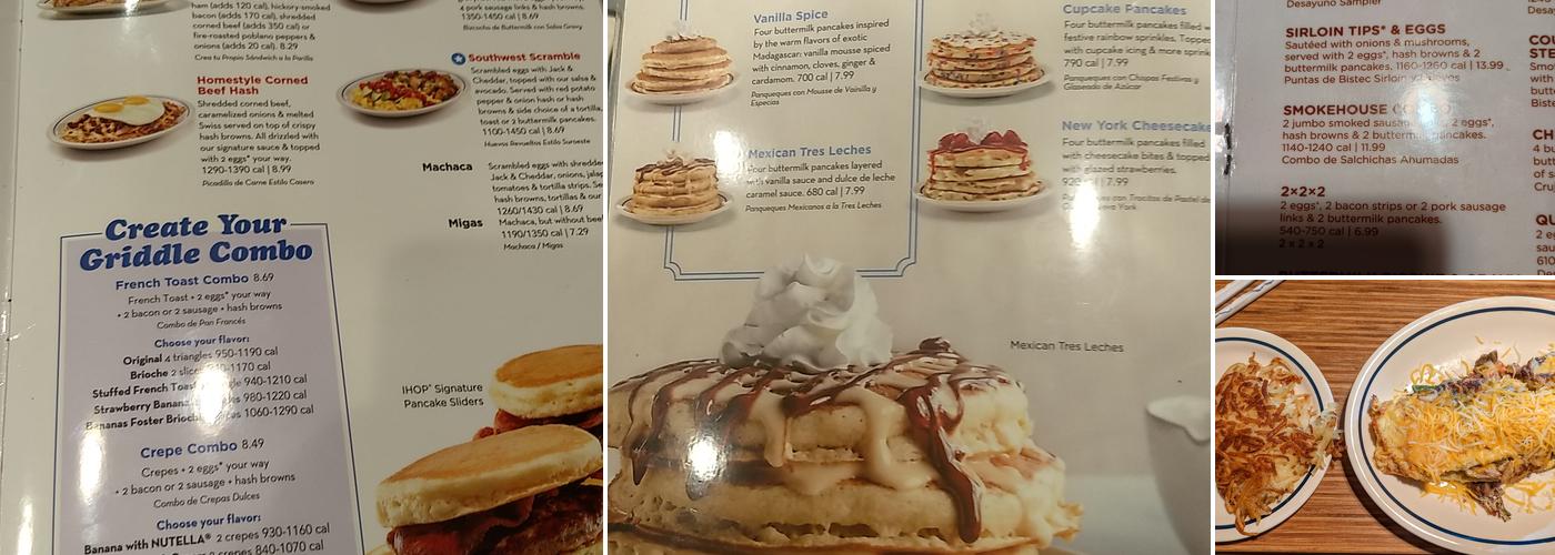 IHOP Menu