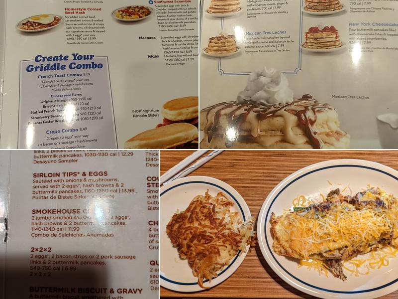 IHOP Menu