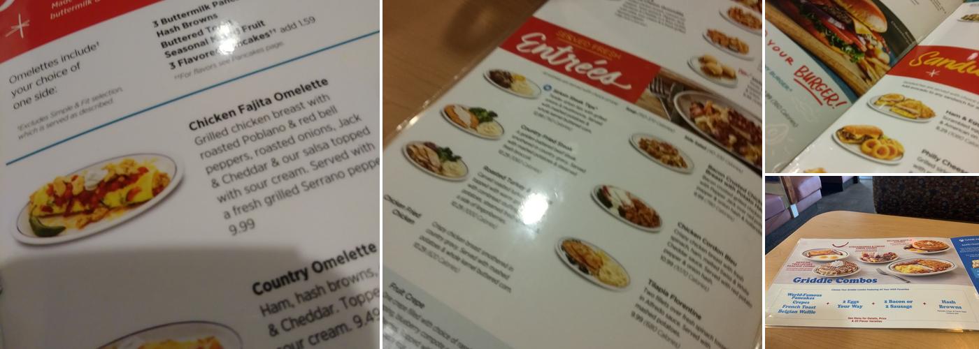 IHOP Menu