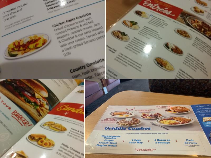 IHOP Menu