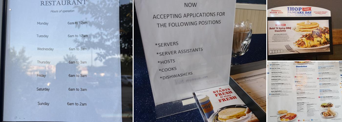 IHOP Menu