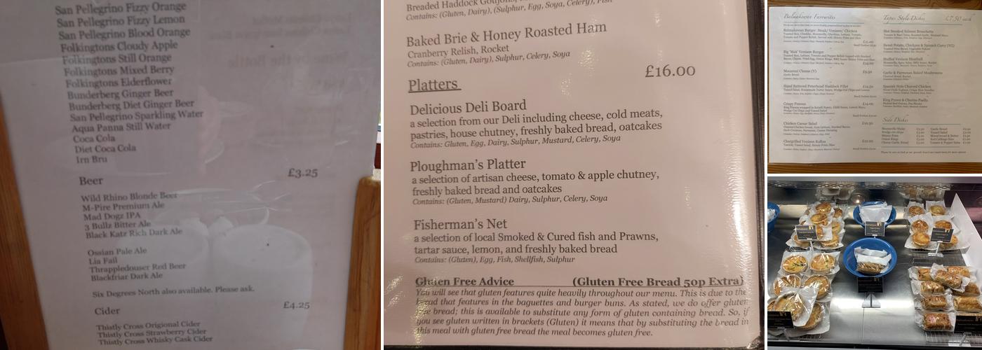 Balmakewan Farm Shop & Tea Room Menu