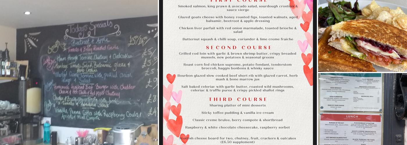 Sinclair's Larder Menu