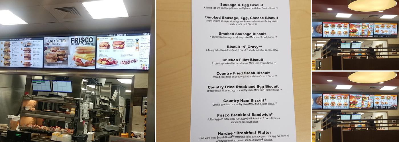Hardee's Menu