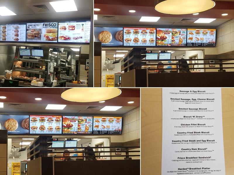 Hardee’s Menu