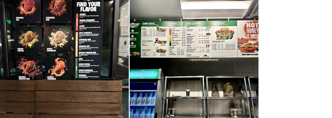 Wingstop Menu