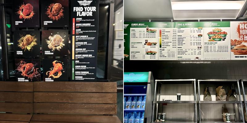 Wingstop Menu