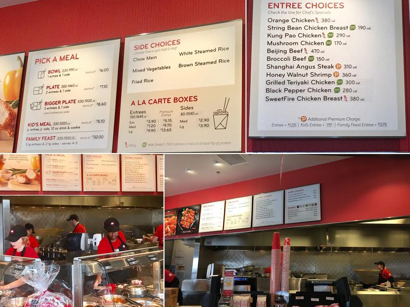 Panda Express Menu