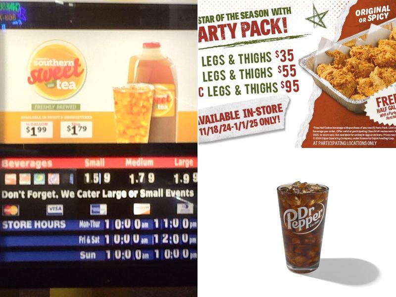 Church's Texas Chicken Menu