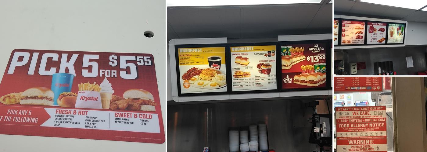 Krystal Menu