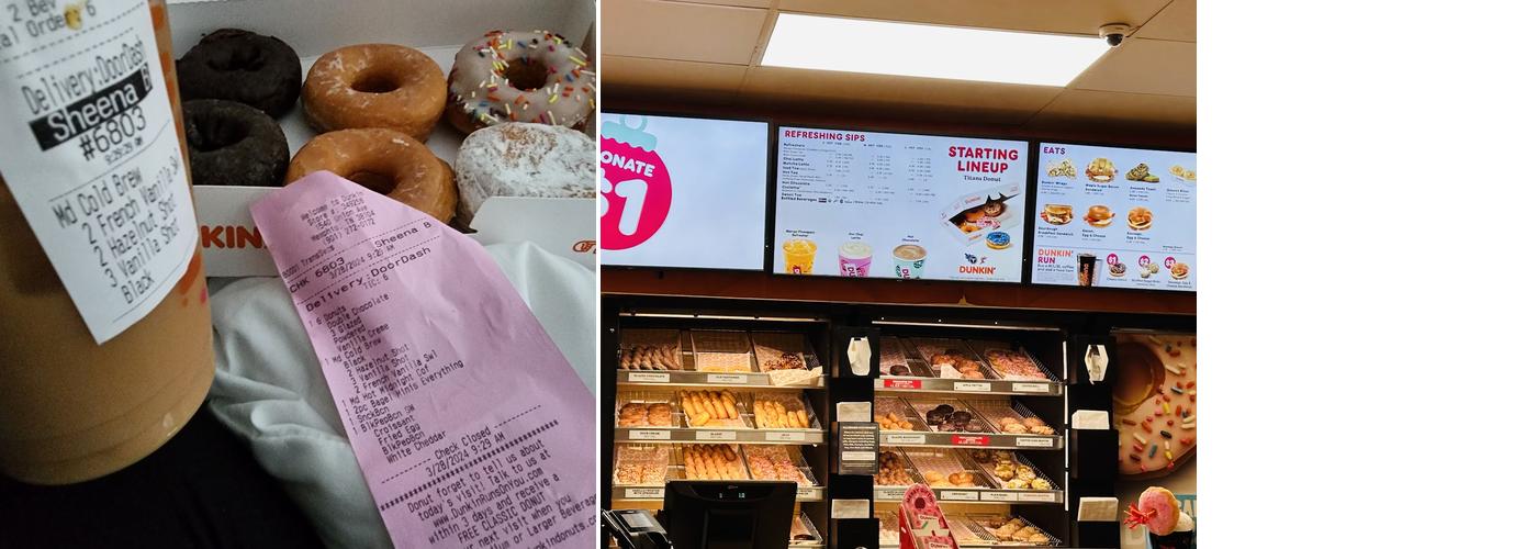Dunkin' Menu