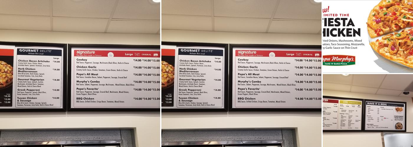 Papa Murphy's | Take 'N' Bake Pizza Menu