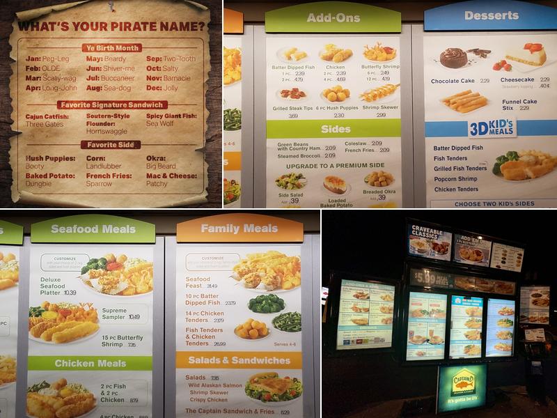 Captain D's Menu