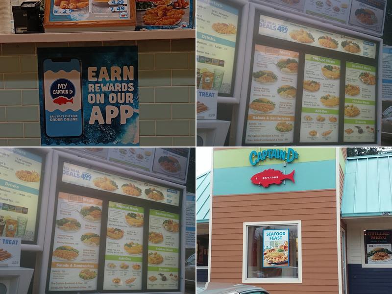 Captain D's Menu